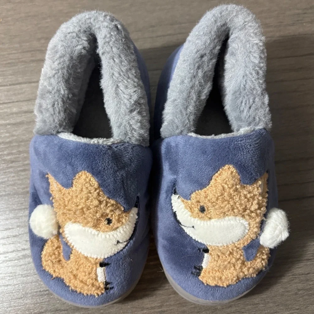 Toddlers Fox Plush Slippers EU size 18-19‎ US size 3-4